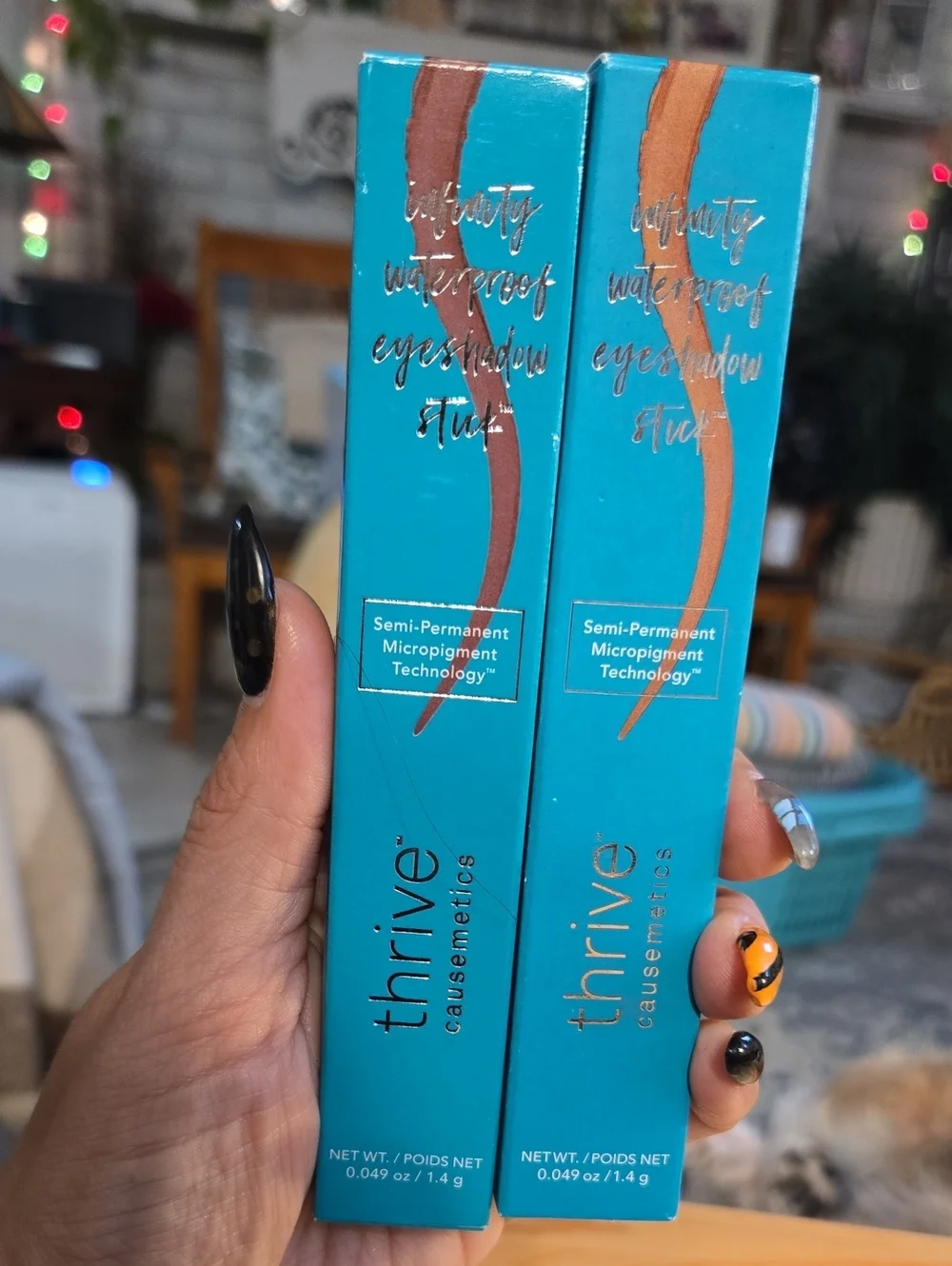 Two New Thrive Infinity Waterproof Eyeshadow Sticks- Elena & Dr.Q